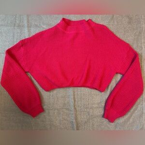 hot pink sweater